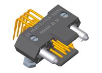 hdasf011yc-000 Amphenol Socapex HDAS Series Right Angle PCB PCB Header, 11 Contact(s), 1.91 mm Pitch, 3 Row, Shrouded