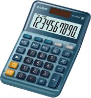 ms-100em-wk-up Casio MS-100EM Battery & Solar Powered Desktop Calculator