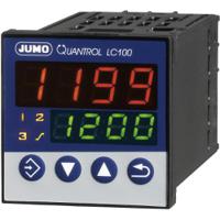 7020318-1200-25 Jumo LC100 Panel Mount PID Temperature Controller, 48 x 48mm 2 Input, 2 Output Relay, 30 V Supply Voltage PID Controller
