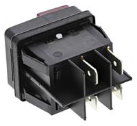 b4d122n11100098000 Molveno Push Button Switch, Latching, Panel Mount, DPDT, 125/250V ac, IP40