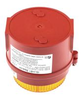 is-mb1-ra e2s IS-mB1 Series Amber Flashing Beacon, 24 V dc, Surface Mount, LED Bulb, IP65