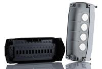 800f-4pm Allen Bradley Grey Plastic 800F Push Button Enclosure - 4 Hole 22mm Diameter
