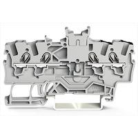 2001-1441 WAGO  TOPJOB S Series Grey, 1.5mm², 1-Level, Push-In Cage Clamp Termination, ATEX, EAC Ex, IECEx