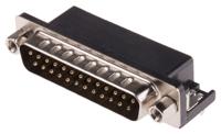 811-7125 RS PRO 25 Way Right Angle Through Hole D-sub Connector Plug, 2.77mm Pitch, with 4-40 UNC Screwlocks