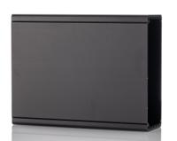 1455q1602bk Hammond 1455 Series Black Extruded Aluminium Enclosure, IP54, Black Lid, 160 x 125 x 52mm