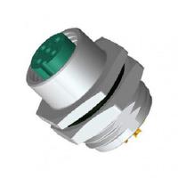 m12a-04pffs-sh8001 Amphenol Industrial Circular Connector, 4 Contacts, Panel, M12 Connector, Socket, Female, IP68, IP69K, M Series
