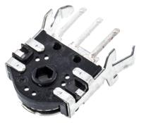ec10e1220505 Alps Alpine 12 Pulse Incremental Mechanical Rotary Encoder with a 3.6 mm Hollow Shaft (Not Indexed), Through Hole