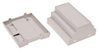 186-2297 RS PRO DIN Rail Enclosure Enclosure Type, 105.0 x 90.0 x 65.3mm, ABS DIN Rail Enclosure