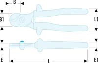 41214avse Facom 412.14AVSE VDE/1000V Insulated Cable Cutters