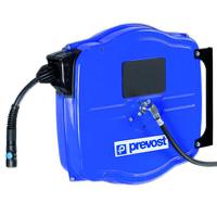 dgf-1015es PREVOST Wall Mounted 15m Air Hose Reel, 10mm Inner Diameter, 17mm Outer Diameter, 700L/min Flow Rate
