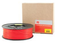 832-0220 RS PRO 1.75mm Red PLA 3D Printer Filament, 1kg