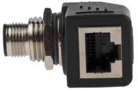 rjs-12d04fm-rs8001 Amphenol Industrial Right Angle Adapter