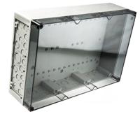 74400301 Spelsberg AKL Series Grey Polystyrene Enclosure, IP65, Transparent Lid, 450 x 300 x 132mm