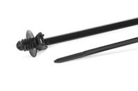 157-00085 HellermannTyton Cable Tie, 160mm x 4.6 mm, Black Nylon, Pk-1500
