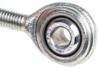 198-9061 RS PRO M5 x 0.8 Male Steel Rod End, 5mm Bore, 41mm Long, Metric Thread Standard, Male Connection Gender