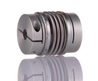 536342828 Huco Bellows Coupling, 34mm Outside Diameter, 8mm Bore, 40mm Length Coupler