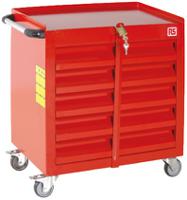753-1586 RS PRO 5 Drawer Steel Wheeled Tool Chest