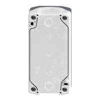 xald324 Schneider Electric Spring Return Enclosed Push Button - SPST, Polycarbonate, 3 Cutouts, Black, Red, White, Yes, IP66,