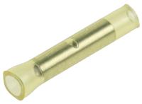 239-4234 RS PRO Butt Splice Connector, Yellow, Insulated, Tin 26 → 22 AWG