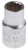 830-4108 RS PRO 1/2 in Drive 12mm Standard Socket, 12 point