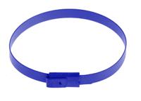 743-6298 RS PRO Cable Tie, Roller Ball, 150mm x 4.6 mm, Blue Polyester Coated Stainless Steel, Pk-100