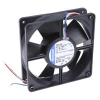43142u ebm-papst 4300 Series Axial Fan, 24 V dc, DC Operation, 170m³/h, 5W, IP68, 119 x 119 x 32mm