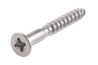 483-3191 RS PRO Pozidriv Countersunk Stainless Steel Wood Screw, A2 304, 5mm Thread, 40mm Length