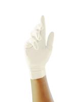gs0022 Unigloves Natural Colour Powdered Latex Disposable Gloves, Size 7, Small, 100 per Pack