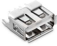614004185023 Wurth Elektronik Vertical, Through Hole, Socket- Single Port Type A USB Connector