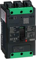 bdl36100lu Schneider Electric, PowerPact MCCB 3P 100A, Breaking Capacity 14 kA, Fixed Mount