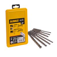 dt8976-qz DeWALT 7-Piece SDS Plus Drill Bit Set for Masonry, 12mm Max, 5mm Min, Tungsten Carbide Bits