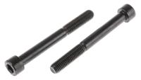 275-147 RS PRO Black, Self-Colour Steel Hex Socket Cap Screw, DIN 912, M10 x 90mm