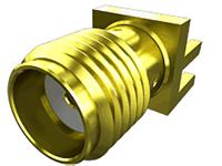 sma-j-p-h-st-em3 Samtec SMA Series, Jack Edge Mount SMA Connector, 50Ω, Solder Termination, Straight Body