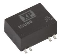 isu0305s05 XP Power ISU03 DC-DC Converter, 5V dc/ 600mA Output, 4.5 → 12 V dc Input, 3W, Surface Mount, +95°C Max Temp