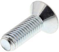 124-7171 RS PRO Bright Zinc Plated Steel Hex Socket Countersunk Screw, DIN 7991, M8 x 45mm