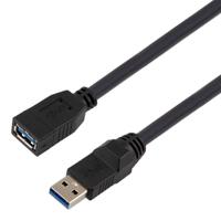 cau3hfax-blk-205m L-Com 1 USB 3.0 Extender, up to 2.5m Extension Distance
