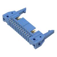 2-5499141-3 TE Connectivity AMP-LATCH Series Right Angle Through Hole PCB Header, 16 Contact(s), 2.54 mm Pitch, 2 Row, Shrouded