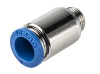qs-g18-8-i Festo QS Series Straight Threaded Adaptor, G 1/8 Male to Push In 8 mm, Threaded-to-Tube Connection Style, 186109
