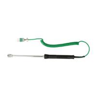 tt8k Martindale K Spring Loaded K Temperature Probe, 130mm Length, 6mm Diameter, 600 °C Max