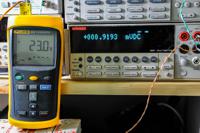 fluke-52-2 Fluke 52 II Wired Digital Thermometer for Industrial Use, E, J, K, N, R, S, T Probe, 2 Input(s), +1767°C Max, ±(0.05 %