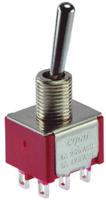 3-1825138-8 TE Connectivity Toggle Switch, Panel Mount, On-(On), DPDT, Solder Terminal, 120V