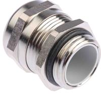 19000005084 HARTING Han CGM-M Series Metallic Metal Cable Gland, M20 Thread, 10mm min., 14mm max., IP68