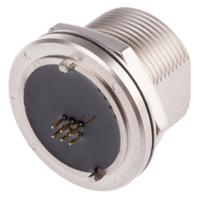 122-3022 RS PRO Straight, Panel Mount, Socket- Single Port Type A IP68 USB Connector
