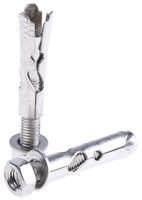 622-2048 RS PRO Stainless Steel Masonry Fixing 50mm, 10mm Fixing Hole