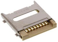 500901-0801 Molex, 500901 8 Way Right Angle Hinged Micro SD Memory Card Connector With Solder Termination