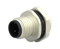 t4132012031-000 TE Connectivity Circular Connector, 3 Contacts, Front, M12 Connector, Plug, Male, IP67, M12 Series