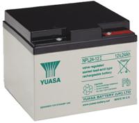 npl24-12 Yuasa 12V Insert M5 Sealed Lead Acid Battery, 24Ah