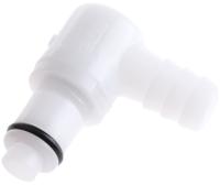 plcd23006 Colder Products Hose Connector, Elbow Hose Tail Coupling 3/8in ID, 8.3 bar