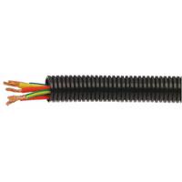 pclt-23b PMA Flexible Conduit, 25mm Nominal Diameter, Plastic, Black