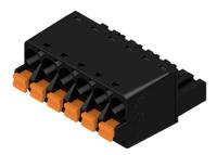 1013470000 Weidmuller, 5.08mm Pitch, BLF 5.08, 6 Way, , Pluggable Terminal Block, Plug, Cable Mount, Push In Termination,